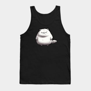 Funny cat Tank Top